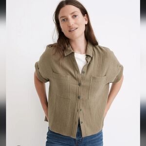 Madewell Lightspun Beachside Dolman Shirt Sz XXS